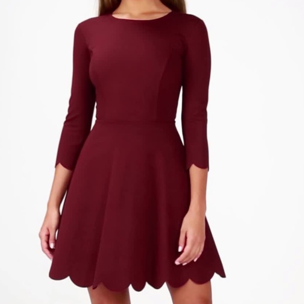 NWT Lulus Cumulonimbus Cloud Skater Dress Size XS